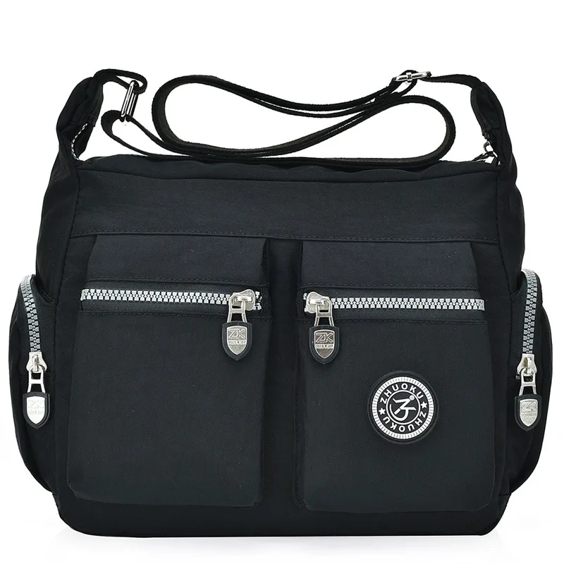 

2019 New Waterproof Shoulder & Crossbody Bags Zipper Nylon Fashion Cross Travel Women's Messenger Bag