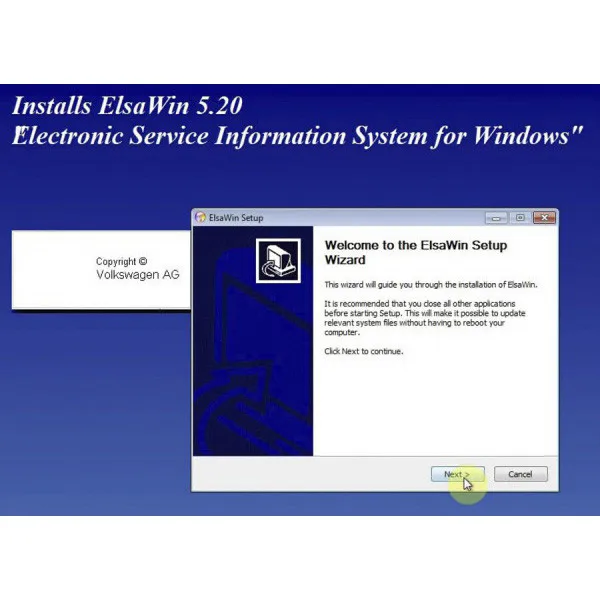 Новое поступление ElsaWin 6,0 для VW/5,3 для Audi авто ремонт программного обеспечения Elsa Win 6,0
