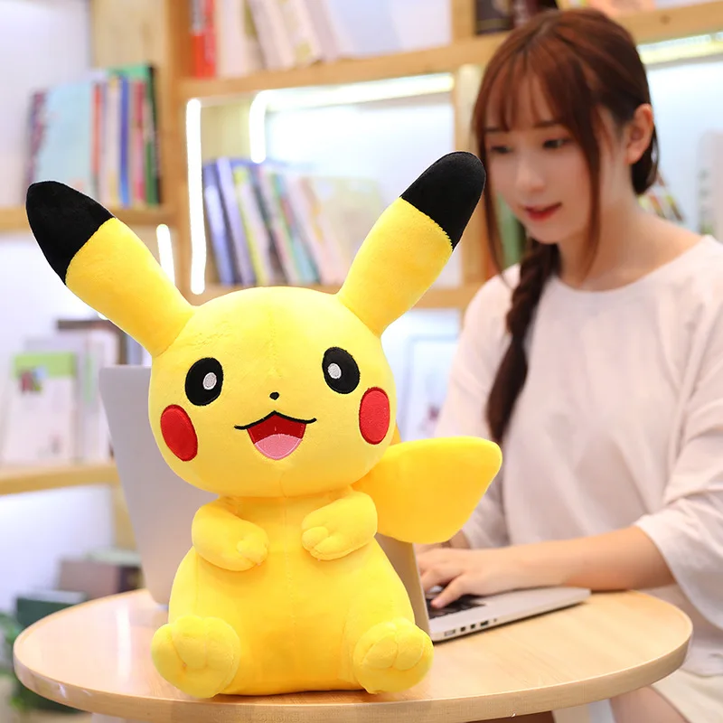 28-65cm Pikachu Plush Toys Cotton Cute Cartoon Soft Pillow Birthday Xmas Gift for Kid girl Playmate Baby Sleep Partner