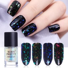 BORN PRETTY 1 бутылка 9 мл Лак для ногтей хамелеон лак для ногтей блестки лак блестки неровные блестки лак для ногтей