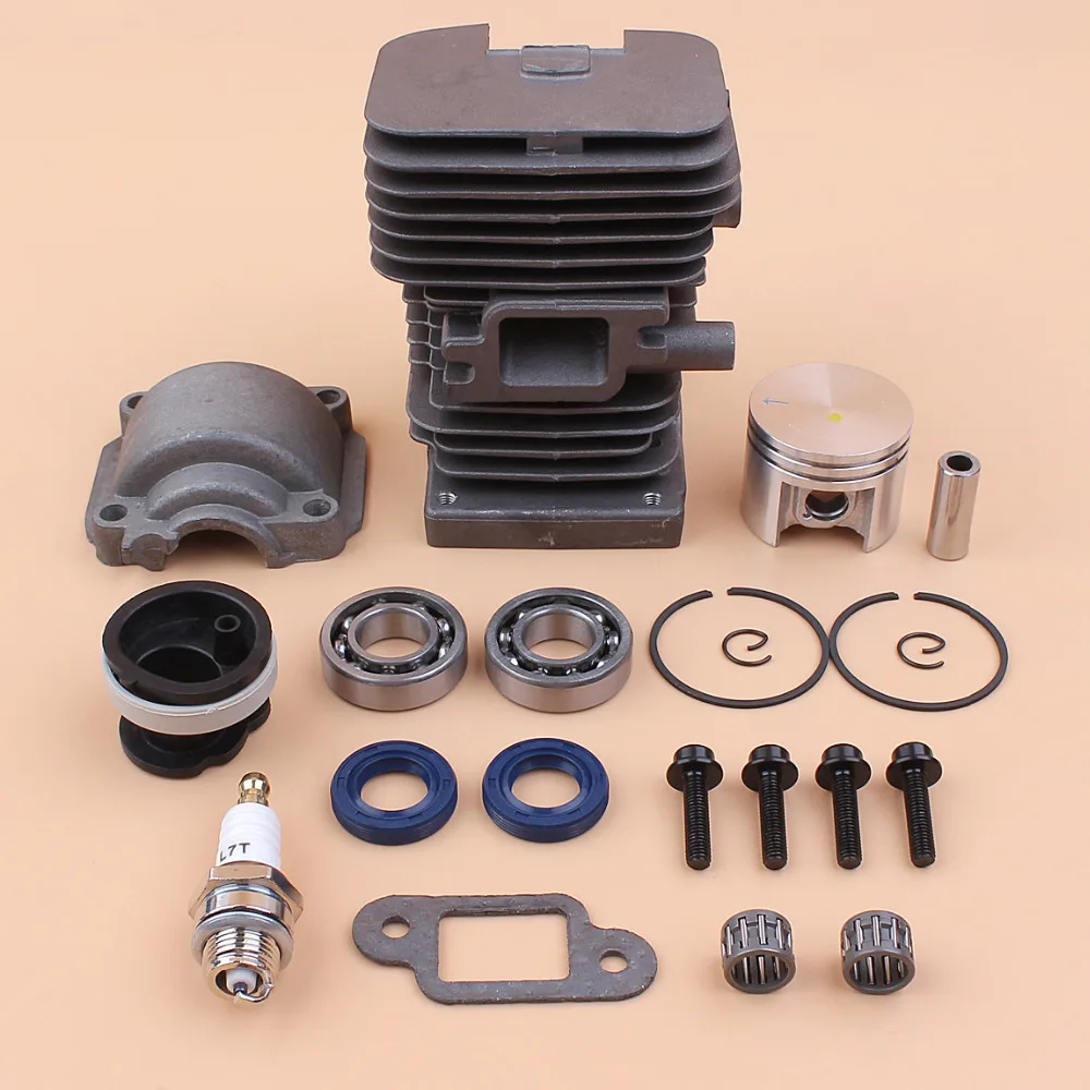 Cylinder Piston Pan Bearing Oil Seals Motor Set For STIHL MS180 018 MS 180 Gas Saws Chainsaw Engine Parts 38mm Bore 11300201208