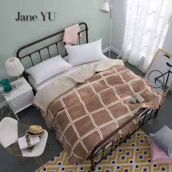 

JaneYU Autumn Winter Multi-functional Cotton Quilt Cover Warm Crystal Cashmere Blanket Quilt Quilted Korean Bed Quilt