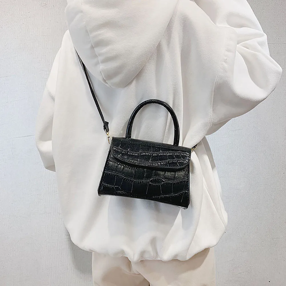 Ретро сумки с крокодиловым узором для женщин роскошные сумки брендовая дизайнерская сумка через плечо сумка-мессенджер из кожи аллигатора