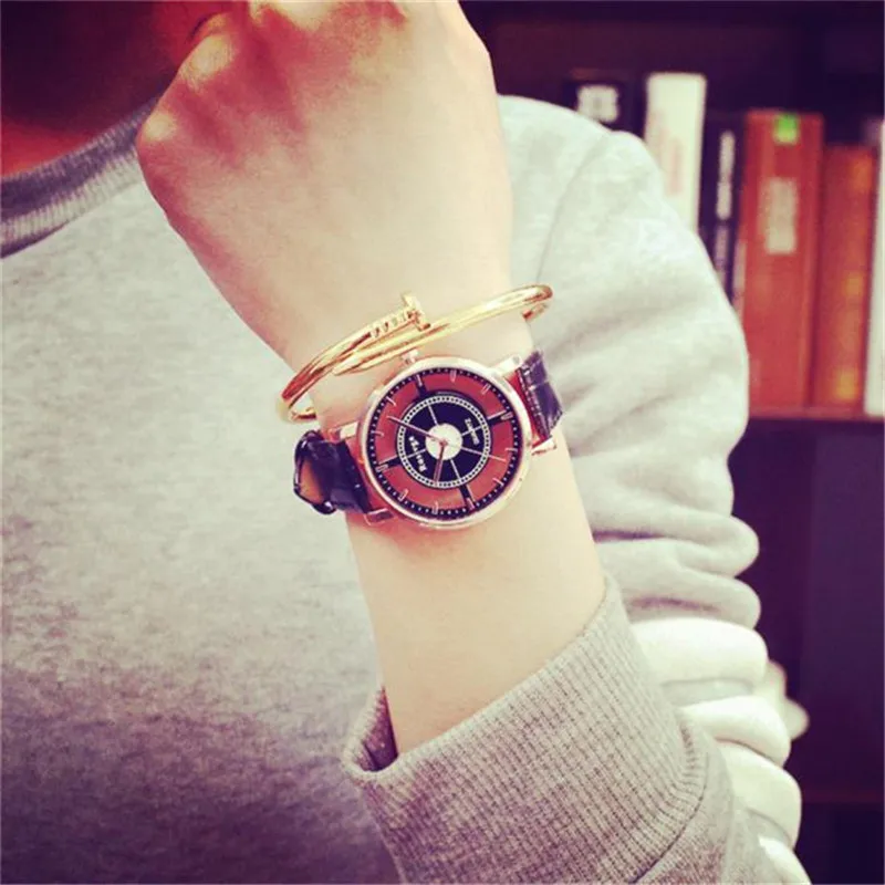 

Watch Neutral Fashion Personality Simple Fashion Unique Hollow Watch Luxury Unique Stylish Double Hollow Elegant Casual Wristw