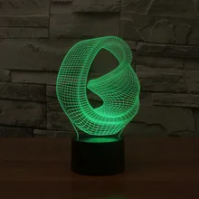 Цвет Chanign Новинка Светодиодный свет 3D ночник для спальни домашний декор рекламные подарки