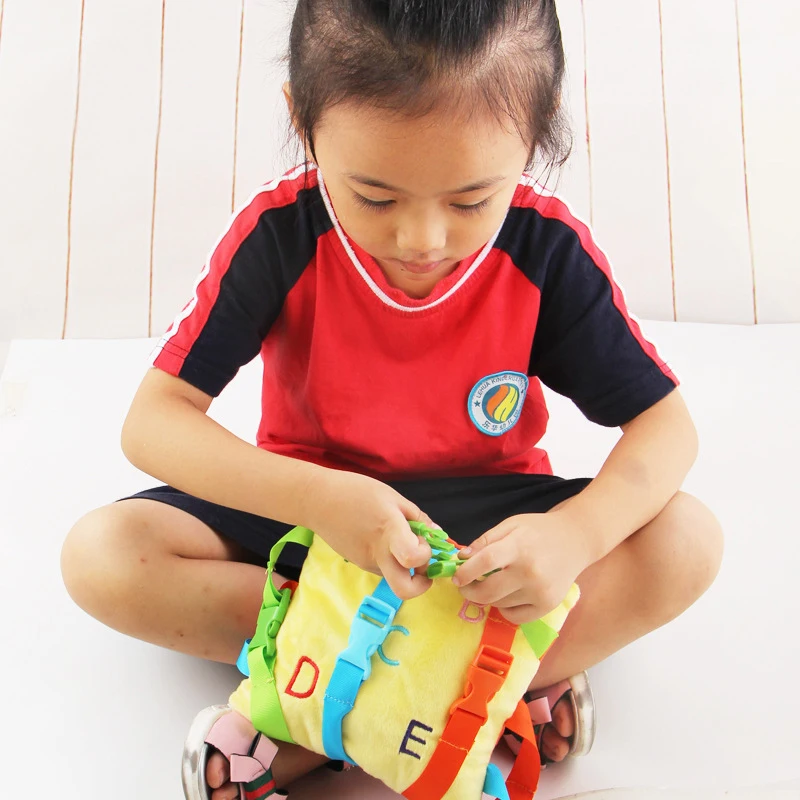 Развивающие игрушки Детские пряжки занятые доски дети Монтессори жизни Скилл