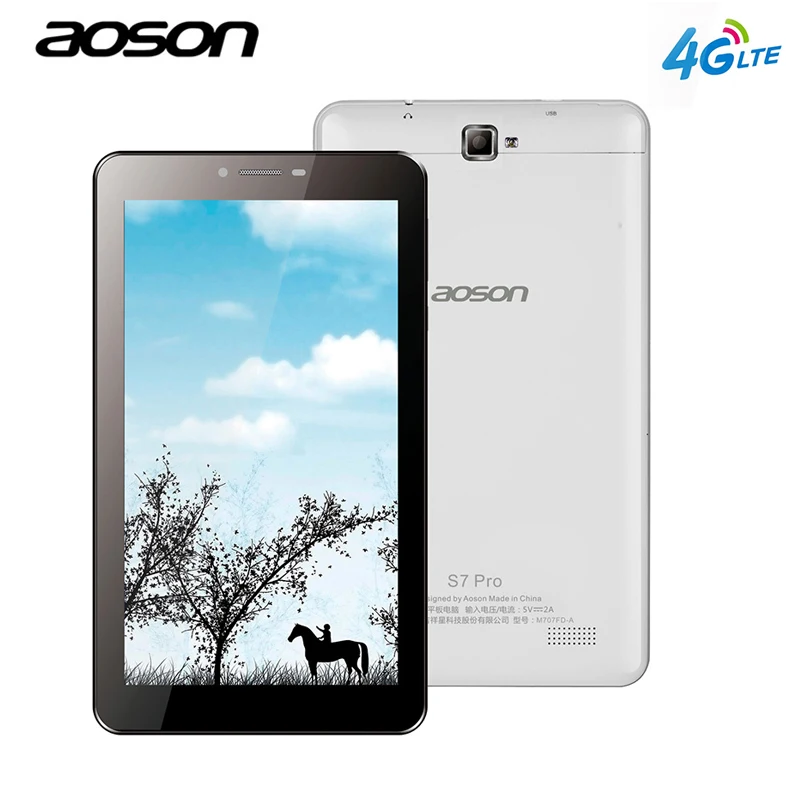 Aoson Phone Call tablets PC S7 PRO 7 inch 4G LTE-FDD 1GB 8GB HD IPS Android 6.0 phablet Quad Core Dual Cam Dual SIM wifi GPS