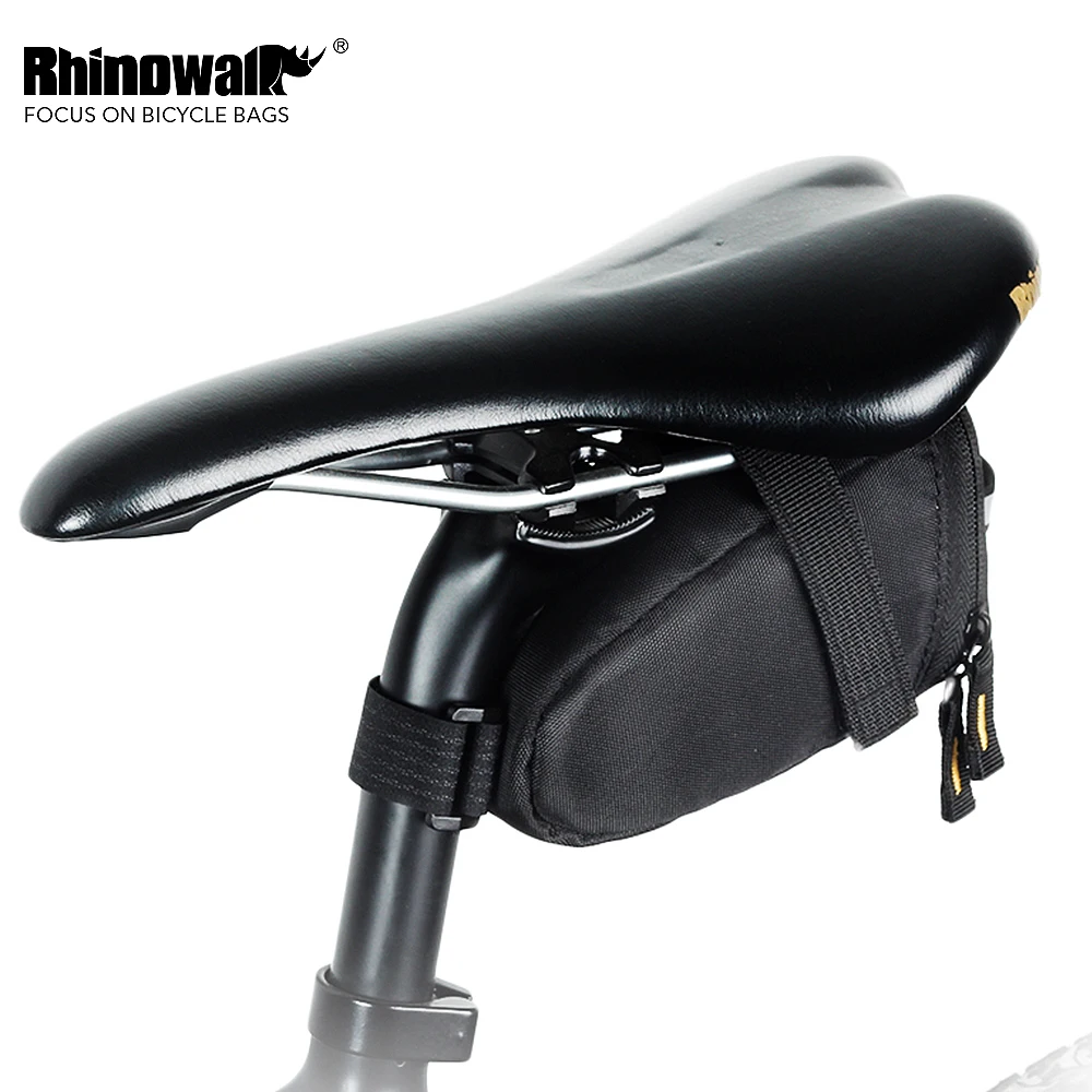 

Rhinowalk Bike Saddle Bag Rainproof MTB Mountain Bike Rear Back Under Seat Bag Reflective Tail Bag Seatpost Cycling Accessories