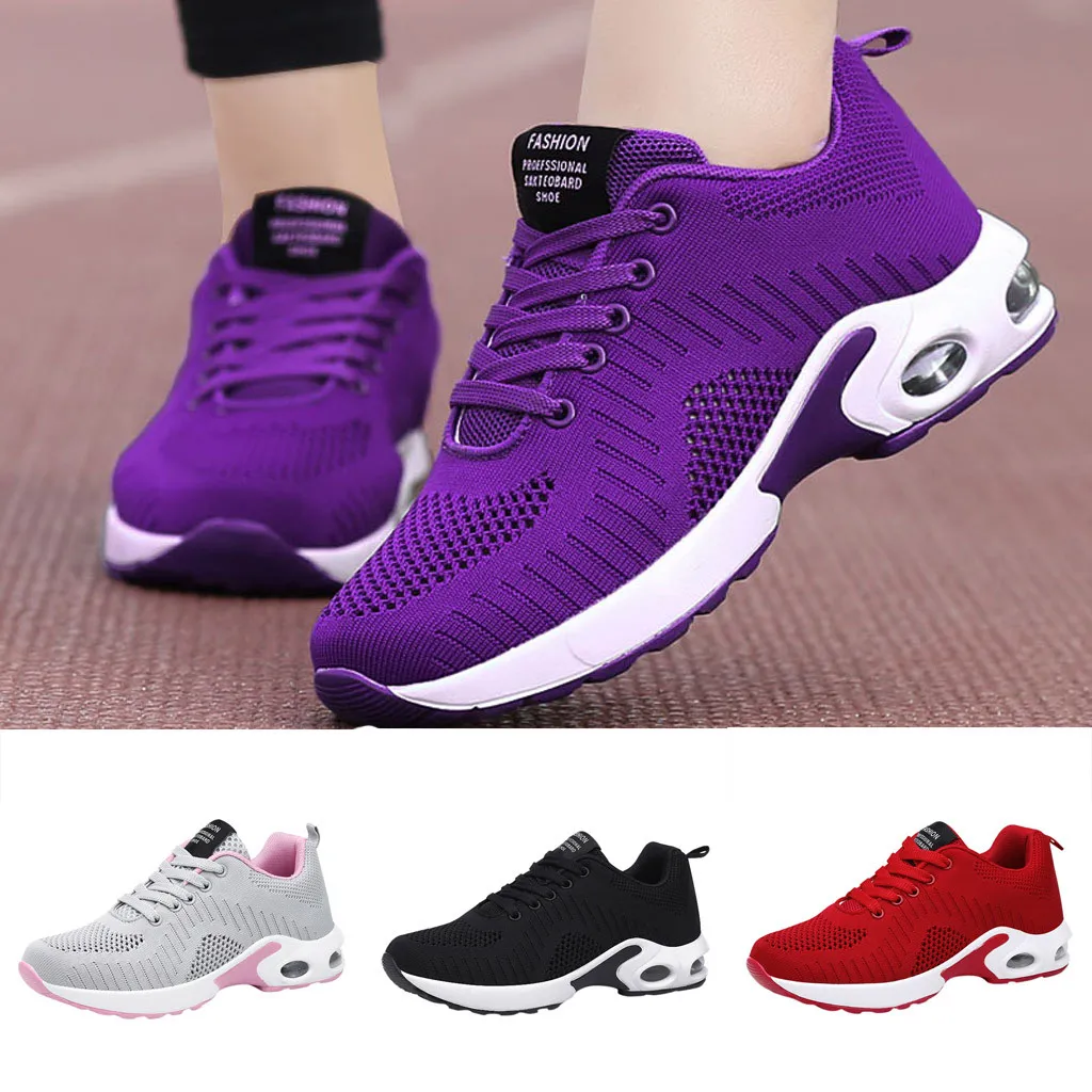 

2019 New Fashion Classic Shoes Women Comfortable Breathable Ladies Anti-Slip Cushion Sneakers Casual Running Mujer Flat Krasovki