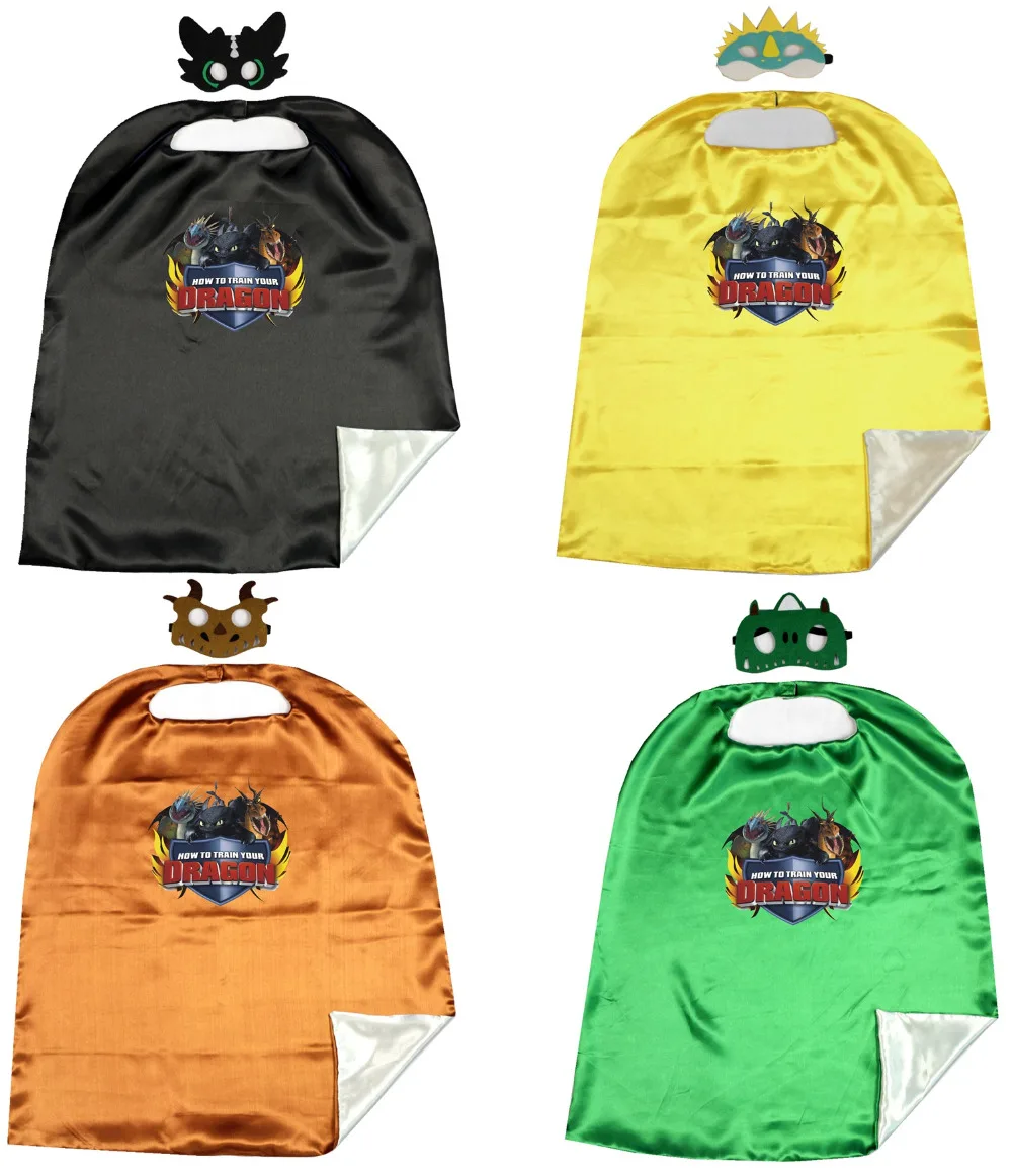 Накидки с масками для костюма дракона 70*80 см 2 слоя|costume cape|dragon costumecape costume |