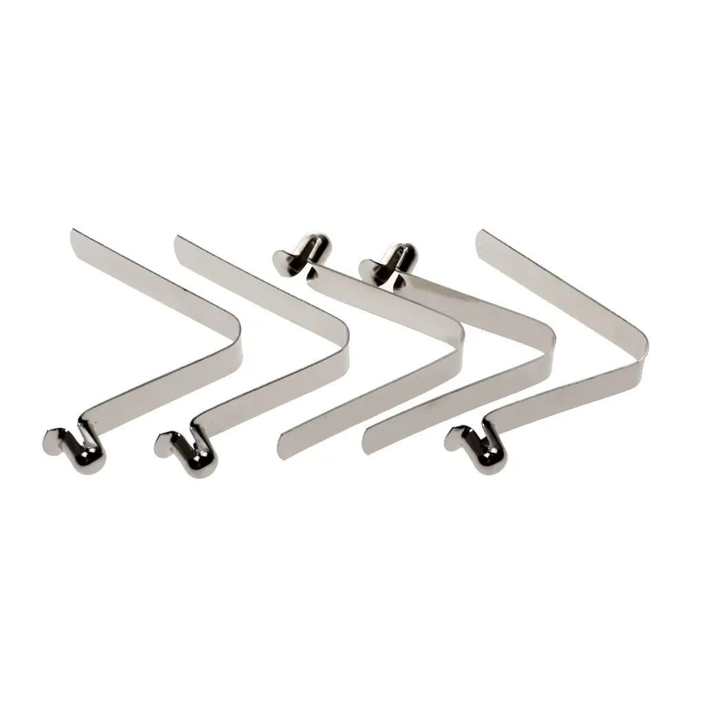 5Pcs Kayak Paddle Tent Pole Push Solid Button Spring Clips Locking Tube Pin Hardware Stainless Steel Sufing Accessories