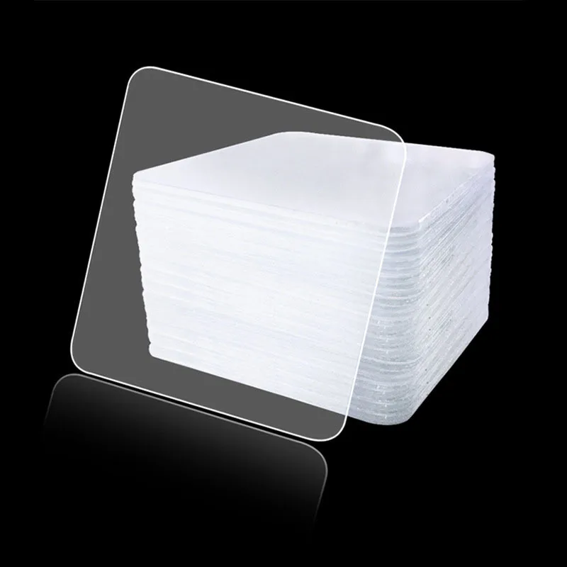 

20pcs Double-sided Transparent Plastic Suction Cup Auxiliary Stickers Strong Without Trace Car Hook Magic Pad Car Magic Stickers