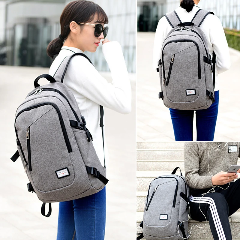 Moda caliente multifunción USB cargador hombres 15 pulgadas portátil viaje mochilas para adolescentes Mochila masculino ocio mochilas escolares Moda caliente multifunción USB cargador hombres 15 pulgadas portátil viaje mochilas para adolescentes Mochila masculino ocio mochilas escolares