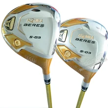 Новые cooyute мужские клюшки для гольфа Хонма S-03 4 звезды 3/15 5/18 гольф-фарватер с графитовая клюшка для гольфа Деревянные клюшки