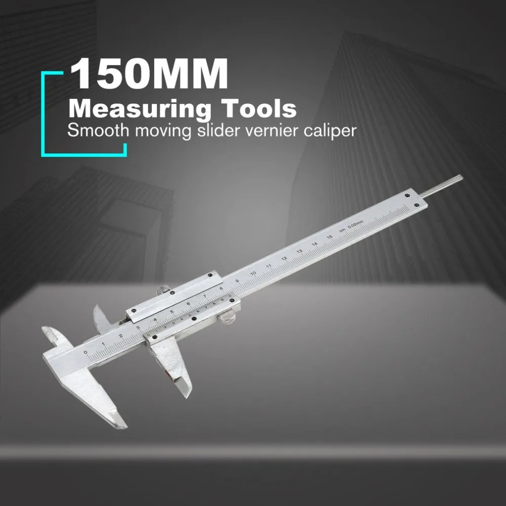 150 мм Мини датчик измерения Нержавеющая сталь раздвижной штангециркуль циркуль правитель 6 дюймов микрометр измерительные инструменты