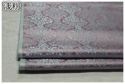 CF413 1 ярд китайский стиль шелковая парча жаккардовая ткань Cheongsam одежда декоративная DIY ткань китайский Материал чехла подушки - Цвет: light pink