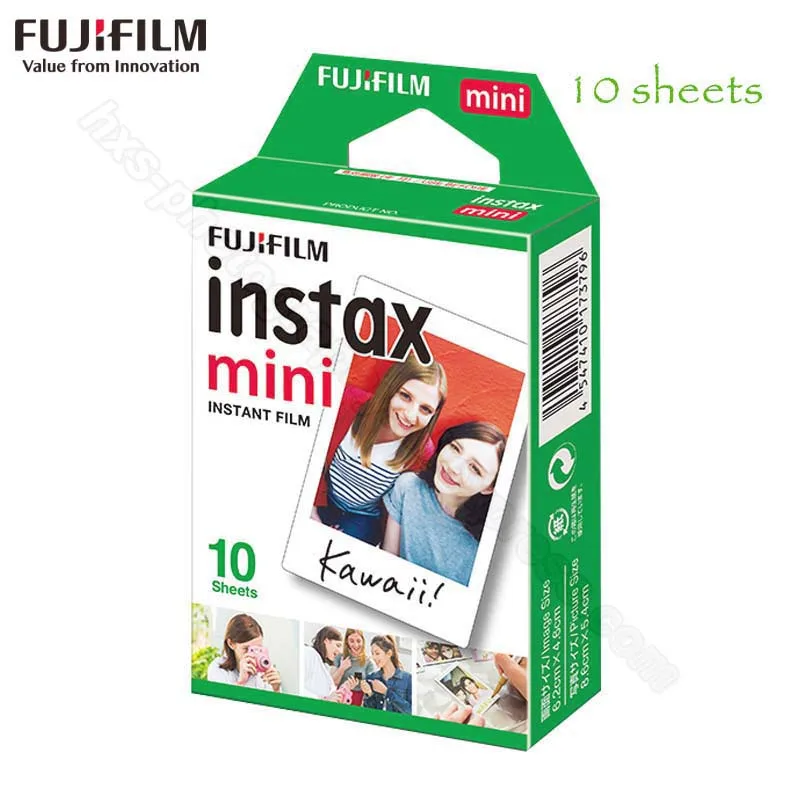 Fuji Fujifilm Instax Mini 9 мгновенная камера и набор аксессуаров, включая из искусственной кожи чехол/альбом/Фильтры для объектива/наклейки/фоторамки - Цвет: 10 Sheets Film