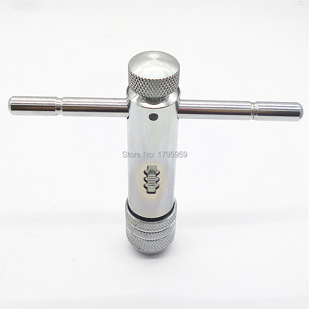 

Reversible T Bar Handle Ratchet Tap Wrench 5mm to 12mm for Tap M5 to M12 Machinist Stainless Steel Tool