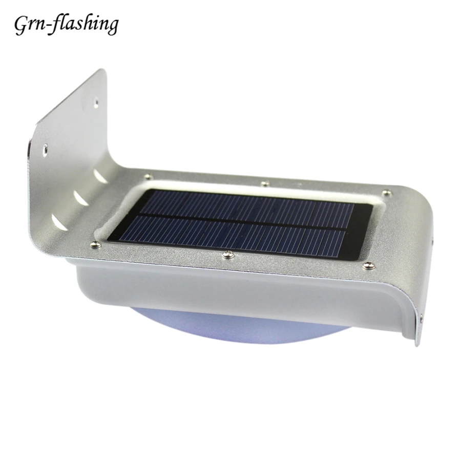 

16 LED Morden Smart Garden LED Solar wall Light Motion Sensor Lamp waterproof outdoor lighting Auto on/off Energy Saving white