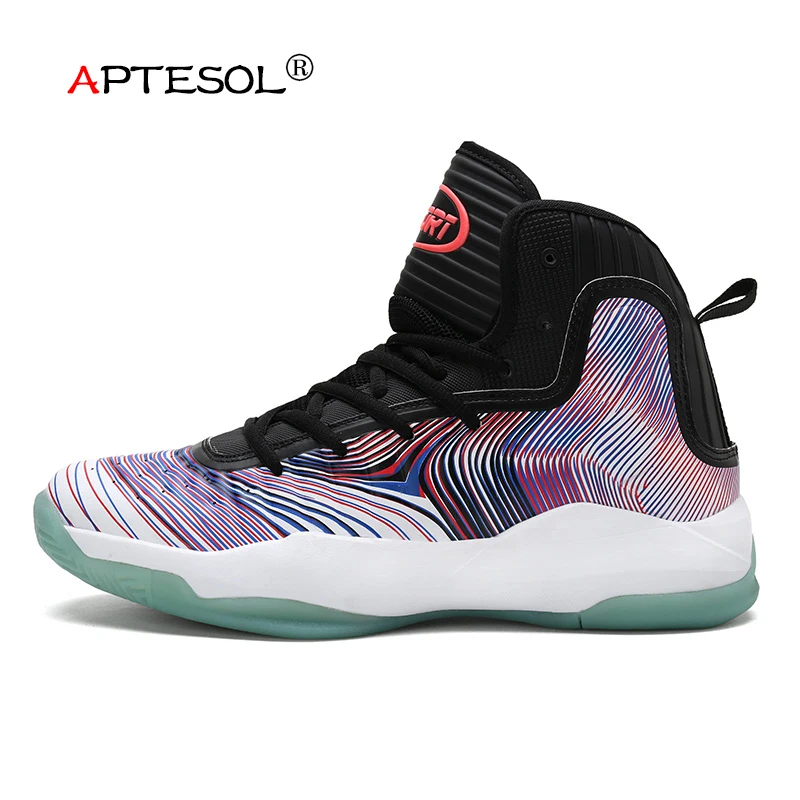 APTESOL hombres de estrellas zapatos de baloncesto baratos alta calidad raya de la manera Trainer Zapatillas de baloncesto tamaño 39- 45 APTESOL hombres de estrellas zapatos de baloncesto baratos alta calidad raya de la manera Trainer Zapatillas de baloncesto tamaño 39- 45