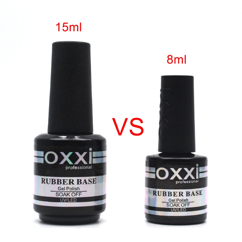 oxxi Latest 15ml Nail Rubber Base Coat Semi Permanant UV Gel Varnishes Primer for Nails Matte Top Coat Nail Art Base Top Gellak 4
