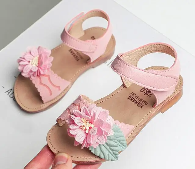 

Girls Sandals Baby Kids Hook Princess Beach Shoes 2019 Children's Sandals For Girl Summer Shoes