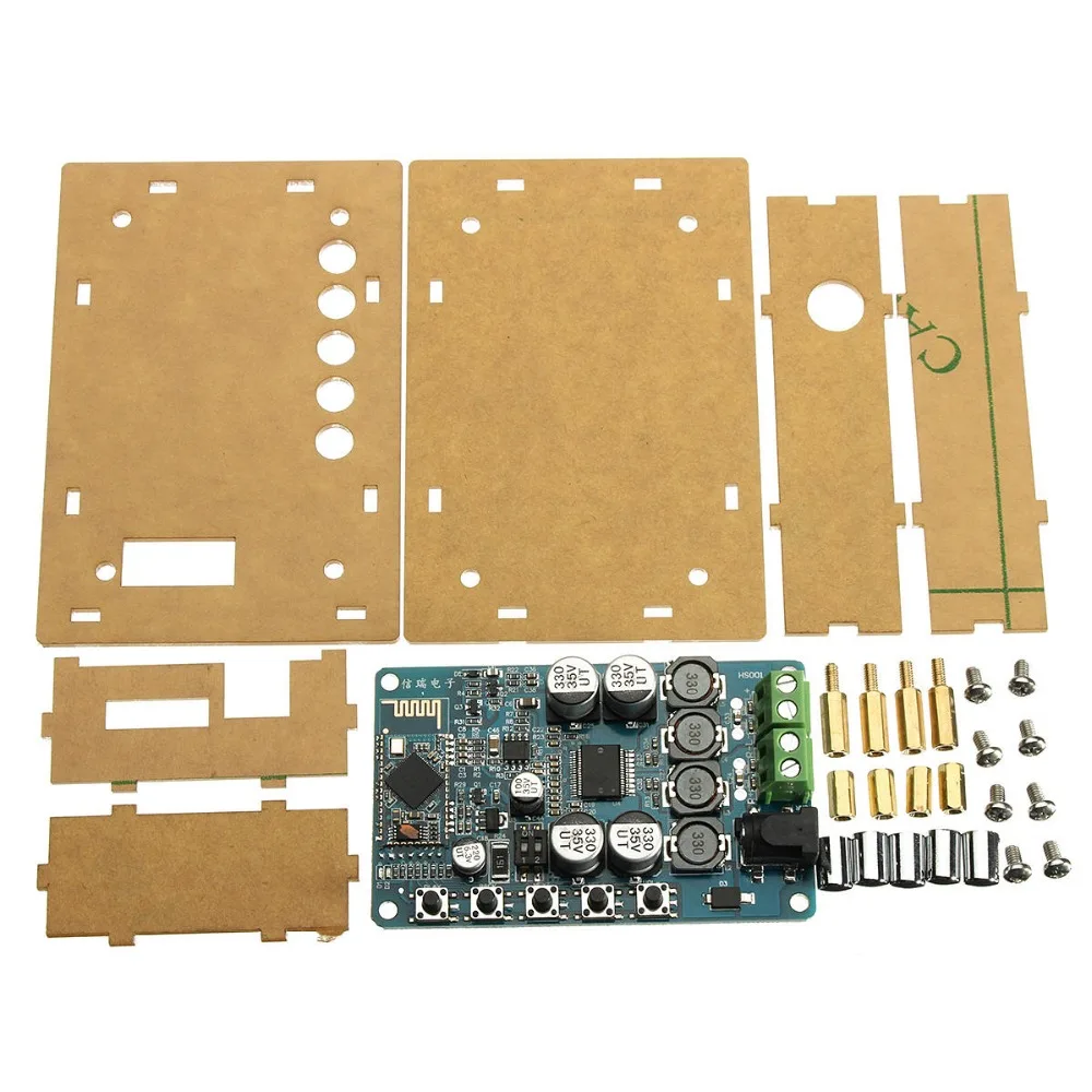 TDA7492P 2x50 W Bluetooth 4,0 аудио приемник плата усилителя+ чехол