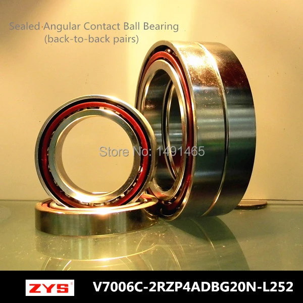 ZYS High quality angular contact ball bearing V7006Cbearing ball sizes