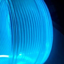 5 м/лот 6.0 мм сбоку свечение PMMA Волокно оптоволоконного кабеля для набросков украшения
