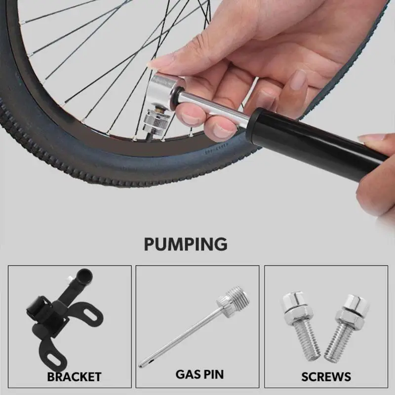 Portable Mini Bicycle Pump Aluminum Alloy Cycling Hand Air Pump Bike Pump bomba de ar bicicleta