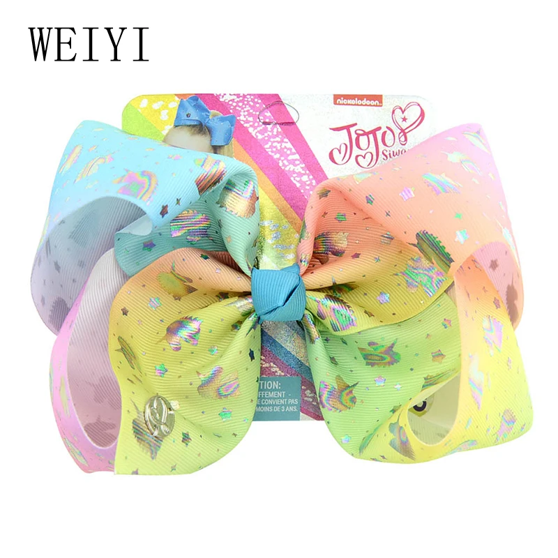 

8 Inches Graffiti Bow Hairpin Baby Children Exquisite Headdress Doodling Bubble Lovely Cartoon Style Graffiti Bow Hairpin 801
