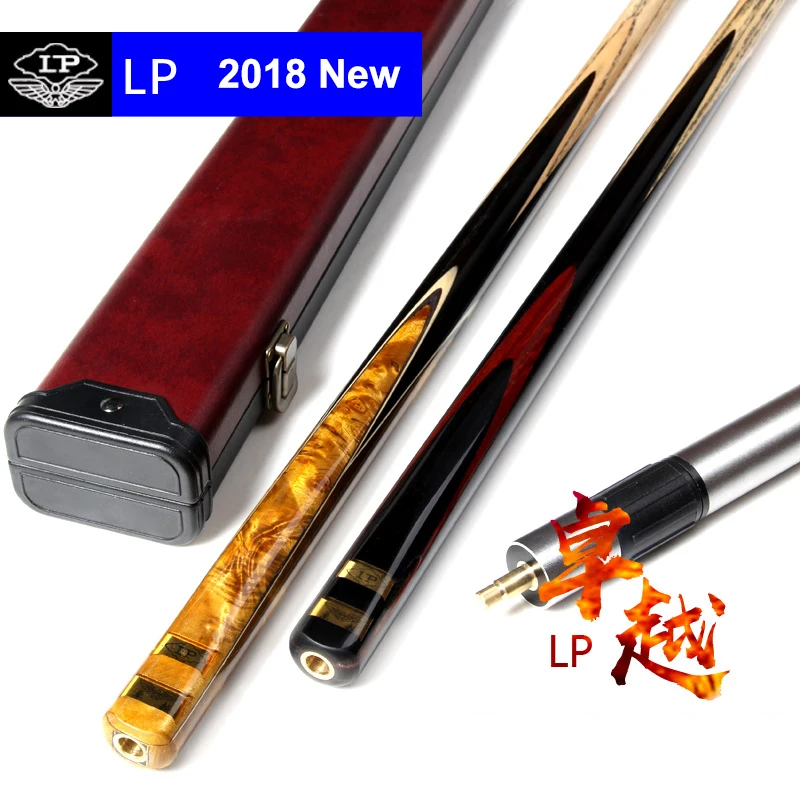 

LP One Piece Cue Handmade Snooker Cue/Snooker Stick with Case with Extension North USA Ash Billiard Cue 10mm Tip Billiard Stick