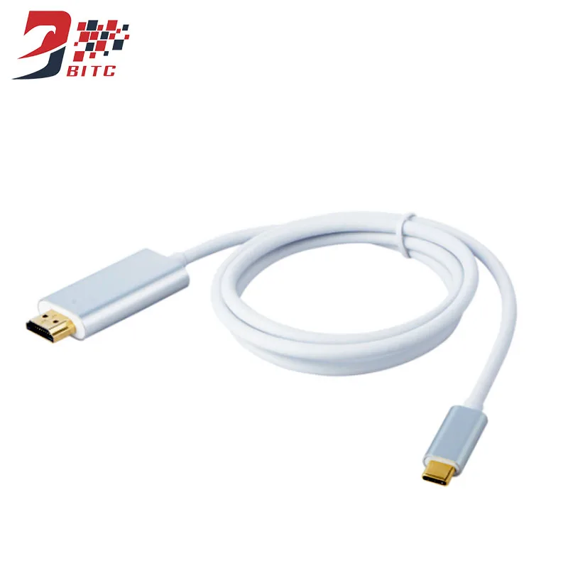 SZBITC USB C to HDMI Cable Type C HDMI Adapter M/M 4K 60Hz Converter 1.8m for MacBook Samsung Galaxy S8+ N102 SZBITC USB C to HDMI Cable Type C HDMI Adapter M/M 4K 60Hz Converter 1.8m for MacBook Samsung Galaxy S8+ N102