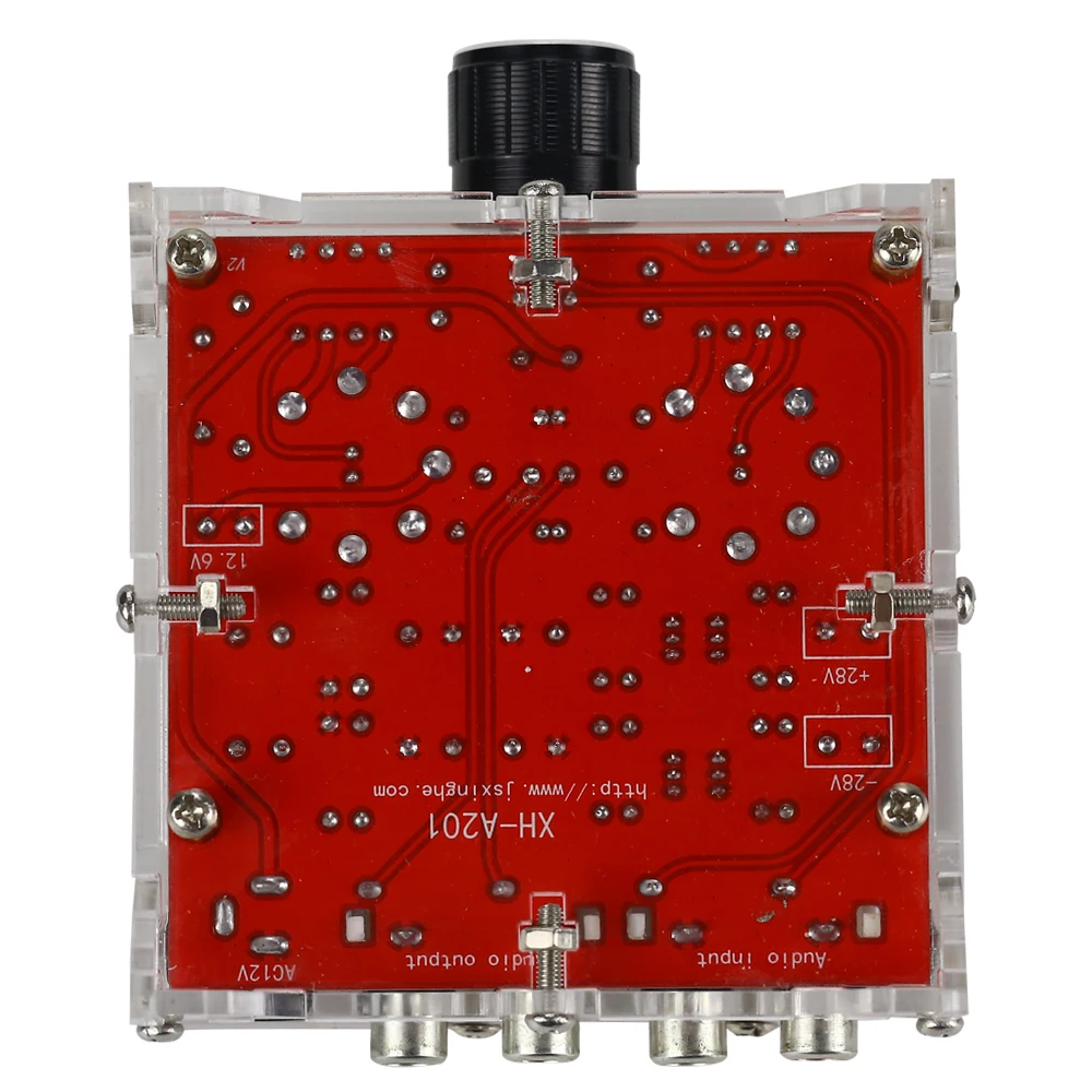 Ghxamp ламповый усилитель предусилитель 6J1 электронный клапан желчный предусилитель вакуумная трубка аудио Плата тон двухканальный с Чехол AC12V