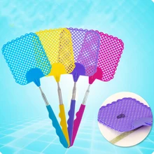 Popular Handheld Electronic Mosquito Bug Zapper Fly Swatter Racket Random Color