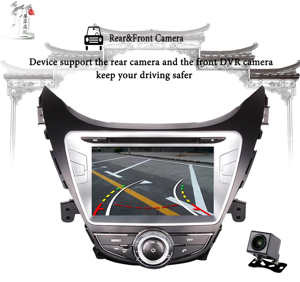 Cheap 8 core Android 9.0 4G Ram 64G Rom Autoradio car video dvd gps map music tape recorder 4G LTE For Hyundai Elantra Avante MD 2011+ 14