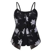 Летние пикантные бикини плюс размеры для женщин животик управление из двух частей печати купальники для малышек Мягкий Купальники пуш-ап Biquini Banador