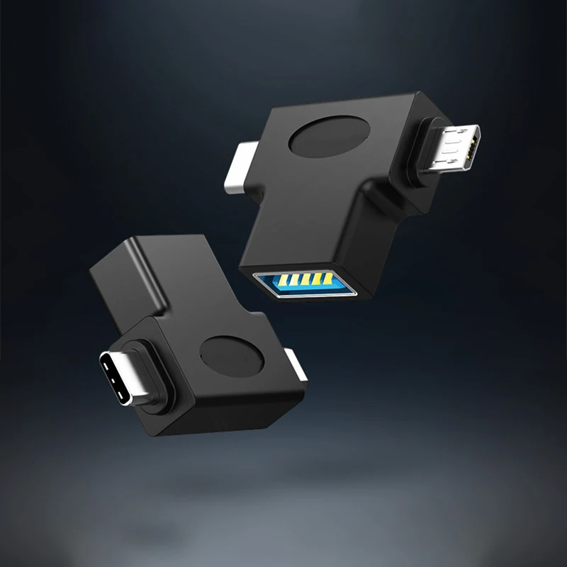 Powstro Mini Micro usb type C к USB 3,0 адаптер 2 в 1 адаптер конвертера OTG для huawei Xioami мобильный телефон/геймпад/клавиатура