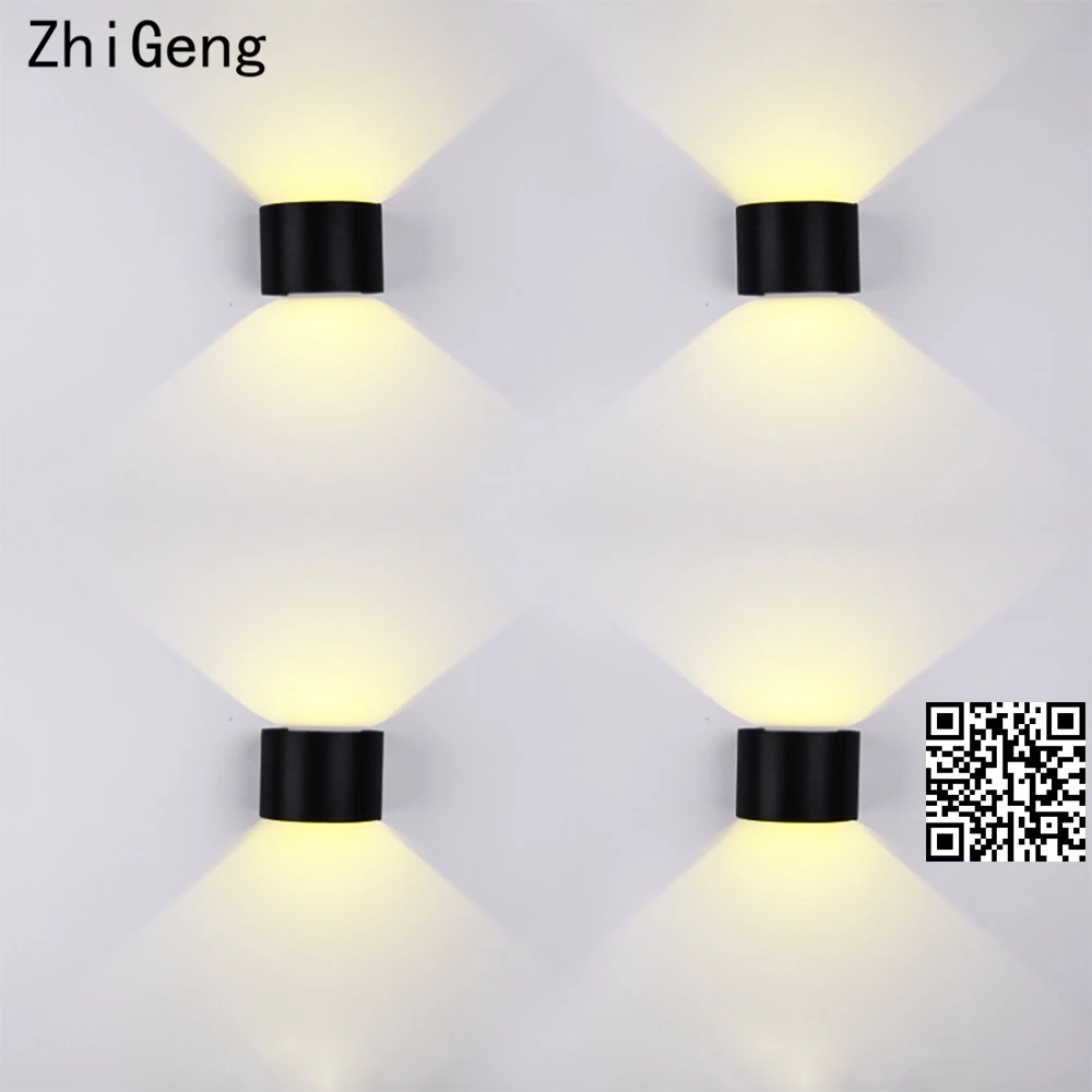 

ZhiGeng LED Round Head Sitting Room Wall Lamps Aluminum Corridor Indoor Lighting Fixture Headlights Staircase Bedroom Lights