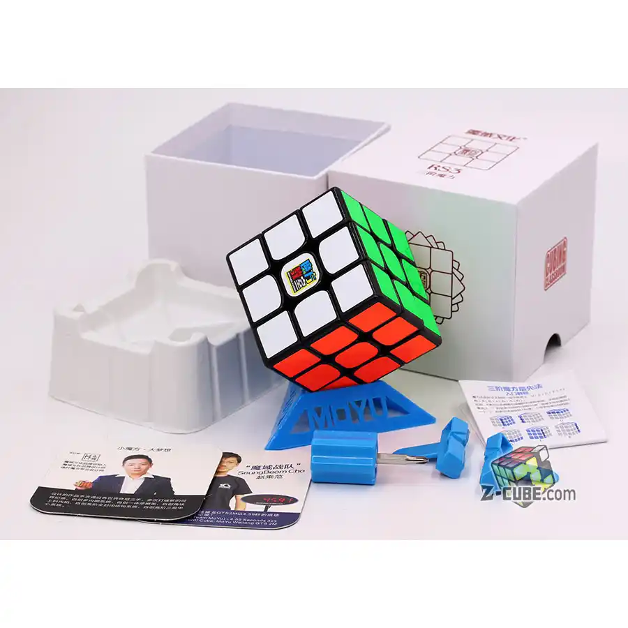 Stickerless FunnyGoo MoYu Cubing Classroom Mofang jiaoshi MF3RS3 MF3RS 3 V3 3x3 3 Strati Magic Cube migliora la Versione MFJS 3x3x3 cubo con Supporto Stickerless FunnyGoo MoYu Cubing Classroom Mofang jiaoshi MF3RS3 MF3RS 3 V3 3x3 3 Strati Magic Cube migliora la Versione MFJS 3x3x3 cubo con Supporto