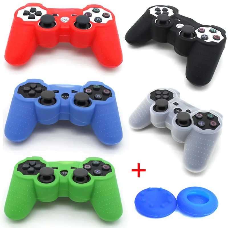 Soft Silicone Flexible Gel Skin Grip Protective Cover for Sony PS3