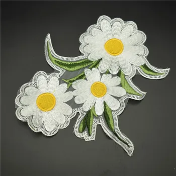 

10pcs Lace Embroidered Venise Africa Nigeria Flower patches Clothes Sewing on Applique Patch