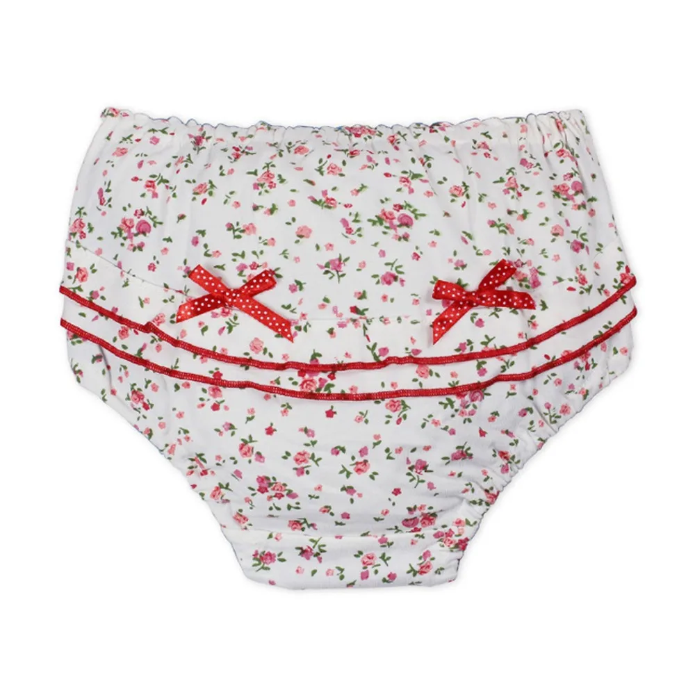 Baby Girl Panties Floral Cotton Children Underwear Kids Underpants Dot ...