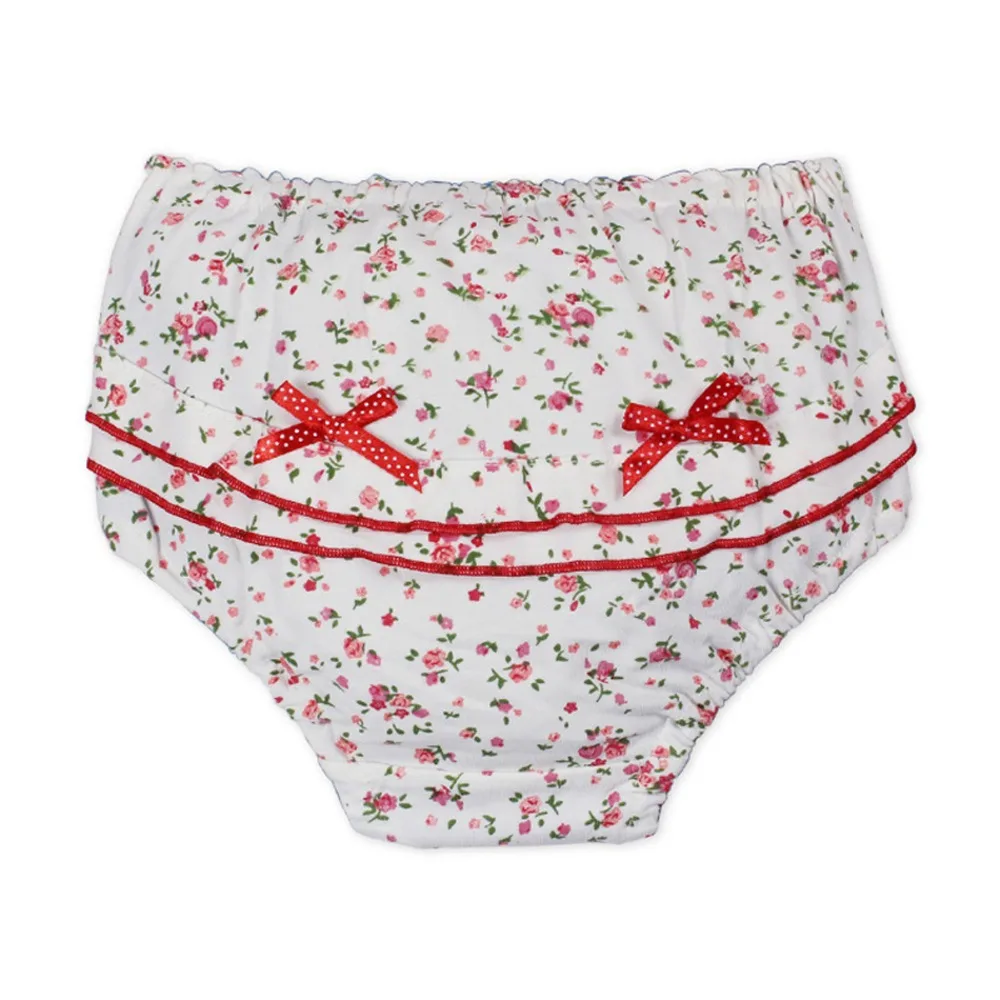 Baby Girl Panties Floral Cotton Children Underwear Kids Underpants Dot
