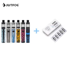 Justfog fog1 комплект 1500 мАч встроенный аккумулятор все в одном комплекте VAPE пера электронная сигарета 2 мл для стартеров и ветеранов