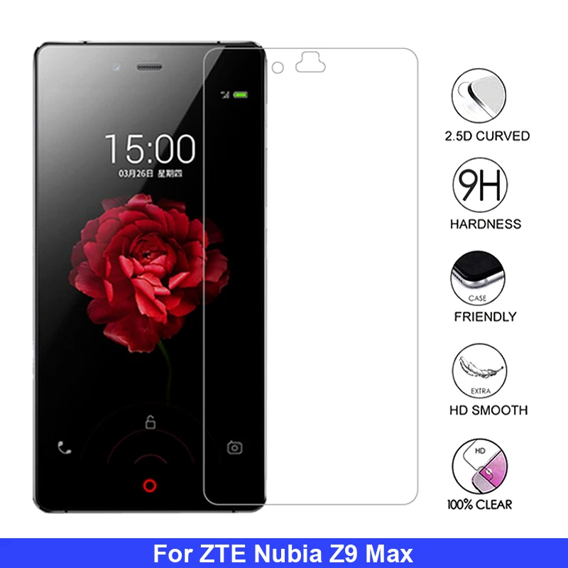 2 шт. для ZTE Nubia Z9 Max закаленное стекло Защитная Пленка премиум класса NX510j |