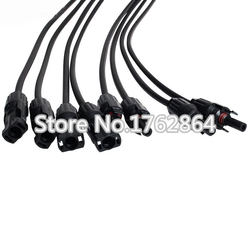 

Pair of MC4Y The 5-way connector,Amorphous solar panel connector,Male and Female Plug,Waterproof connectors,PV connector