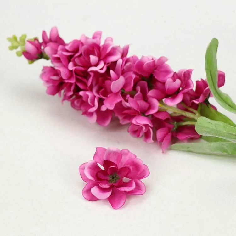 10 шт. Искусственные цветы из флокированного гиацинта фиолетового шелка, свадебные украшения, искусственные цветы, ваза для дома, декоративные цветы