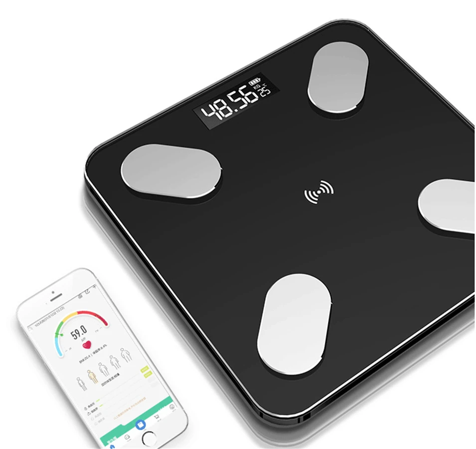 App Bluetooth Smart Weight Scale Body Fat Scale Men And Women To Lose Weight Fat Visceral Fat