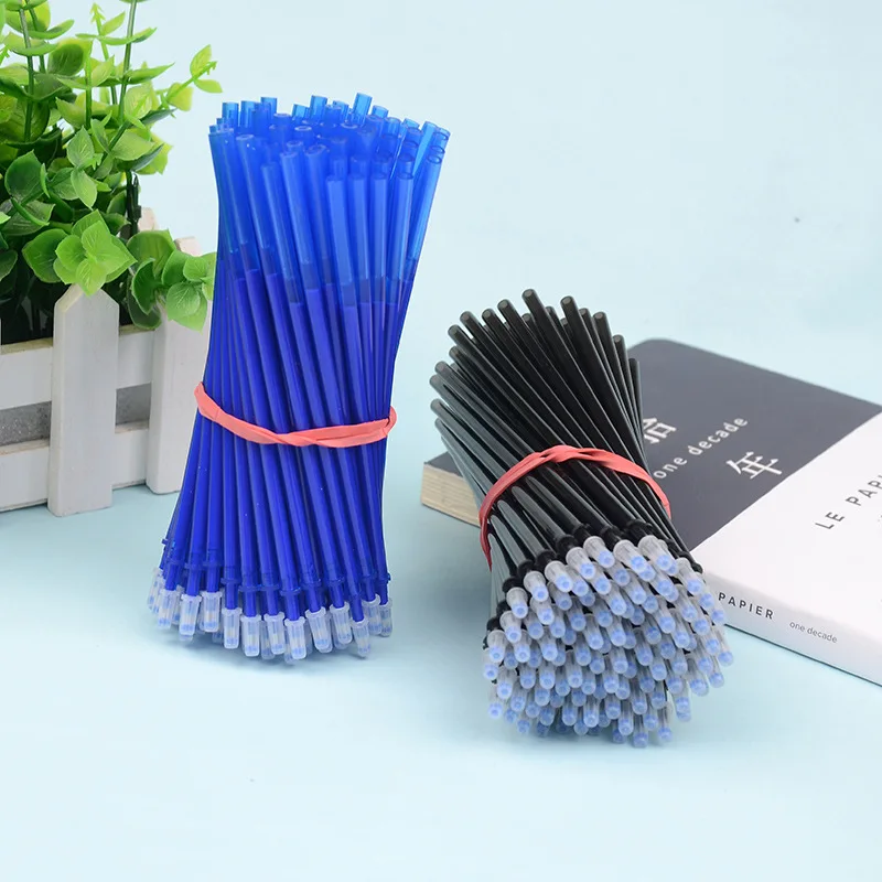 

10 PCS/lot 0.5mm Erasable Refill Set for Writing Student Gel Pen Material Creative Office School Stationary Supplies 040200